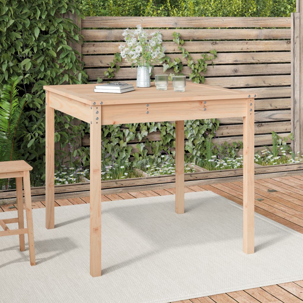Tuintafel 82,5x82,5x76 cm massief grenenhout is nu te koop bij PeponiXL, paradijselijk wonen!