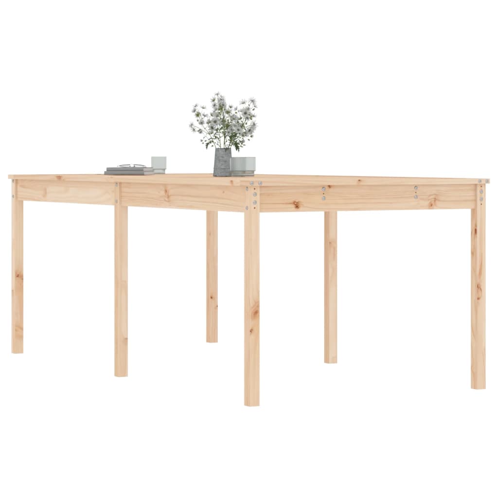 Tuintafel 203,5x100x76 cm massief grenenhout is nu te koop bij PeponiXL, paradijselijk wonen!