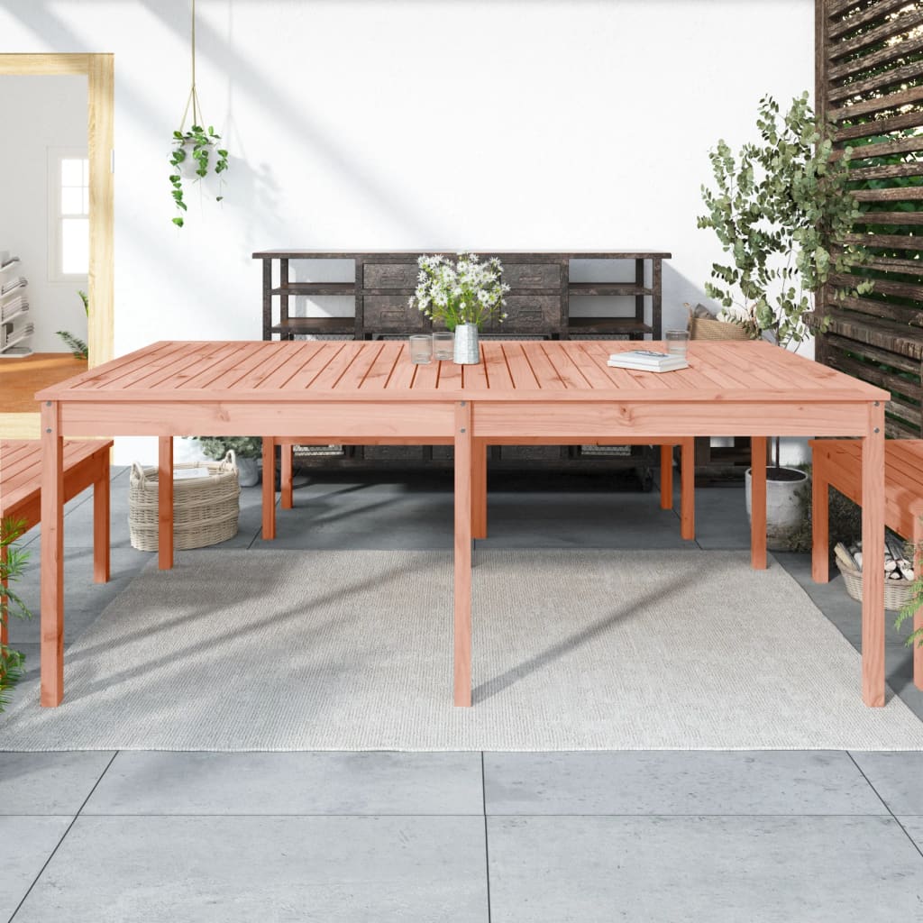 Tuintafel 203,5x100x76 cm massief douglashout is nu te koop bij PeponiXL, paradijselijk wonen!