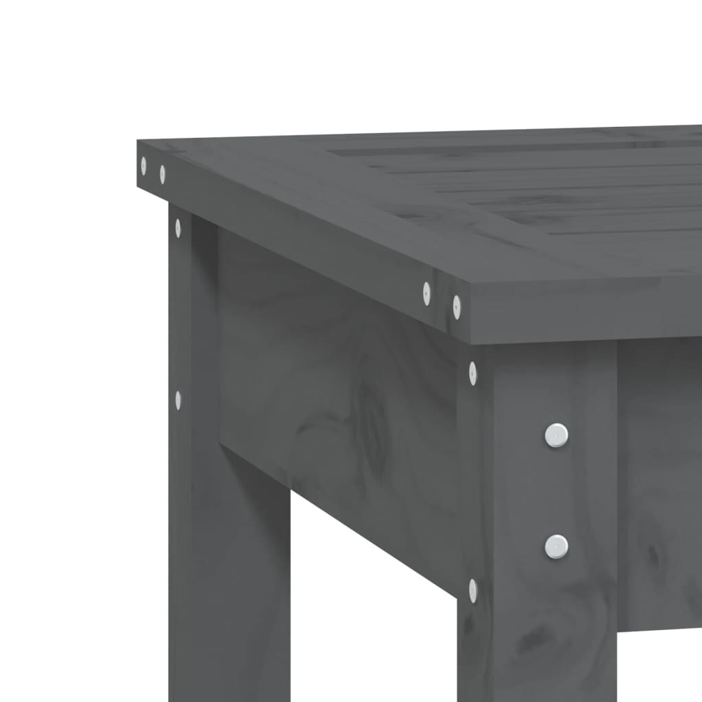 Tuinbank 50x44x45 cm massief grenenhout grijs is nu te koop bij PeponiXL, paradijselijk wonen!