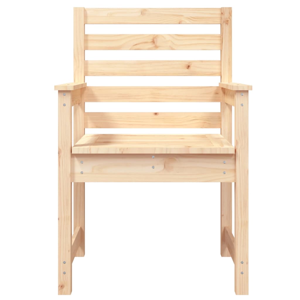 Tuinstoelen 2 st 60x48x91 cm massief grenenhout is nu te koop bij PeponiXL, paradijselijk wonen!