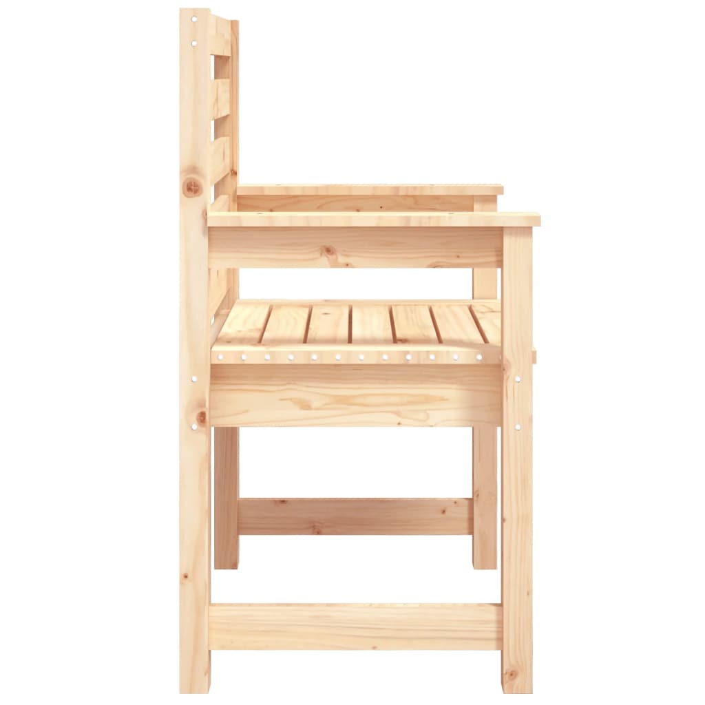 Tuinstoelen 2 st 60x48x91 cm massief grenenhout is nu te koop bij PeponiXL, paradijselijk wonen!