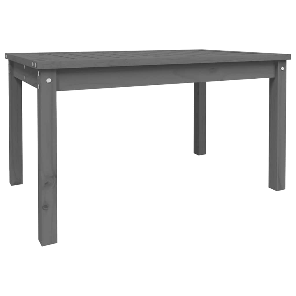 Tuintafel 82,5x50,5x45 cm massief grenenhout grijs is nu te koop bij PeponiXL, paradijselijk wonen!