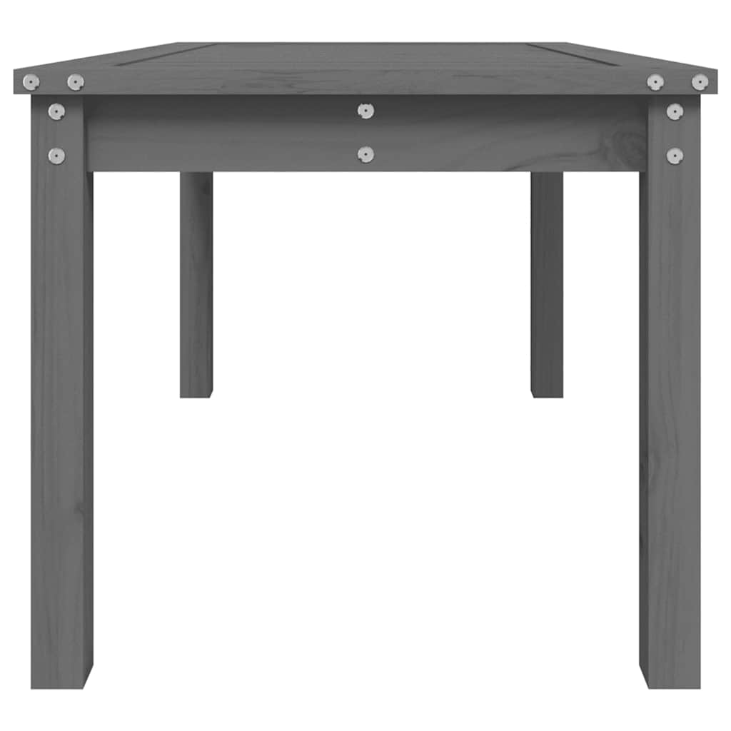 Tuintafel 82,5x50,5x45 cm massief grenenhout grijs is nu te koop bij PeponiXL, paradijselijk wonen!