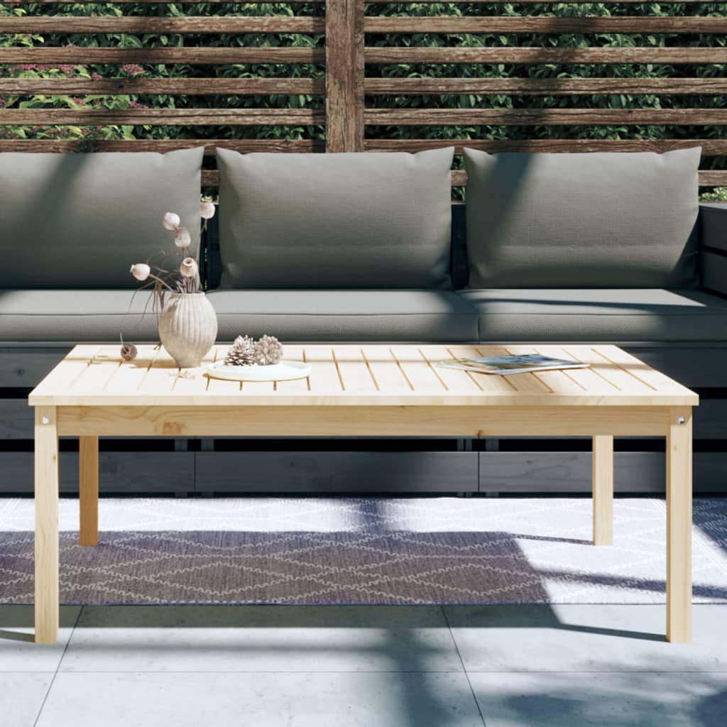 Tuintafel 121x82,5x45 cm massief grenenhout is nu te koop bij PeponiXL, paradijselijk wonen!
