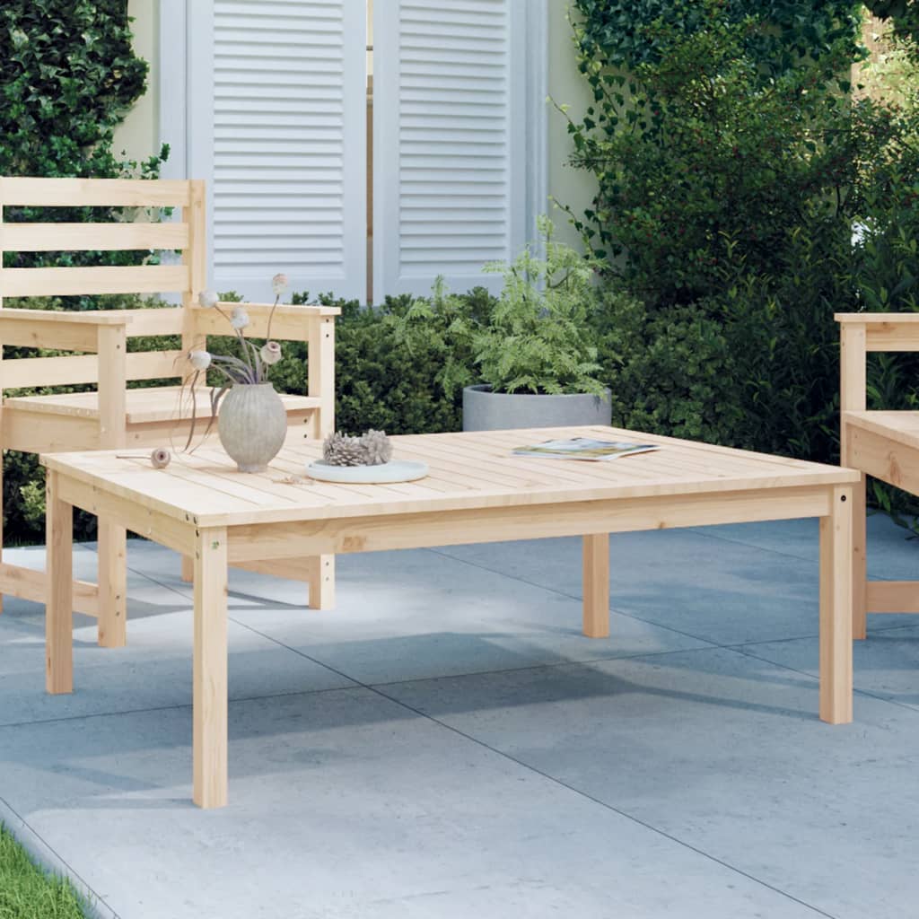Tuintafel 121x82,5x45 cm massief grenenhout is nu te koop bij PeponiXL, paradijselijk wonen!