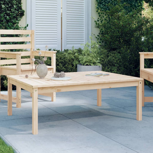 Tuintafel 121x82,5x45 cm massief grenenhout is nu te koop bij PeponiXL, paradijselijk wonen!