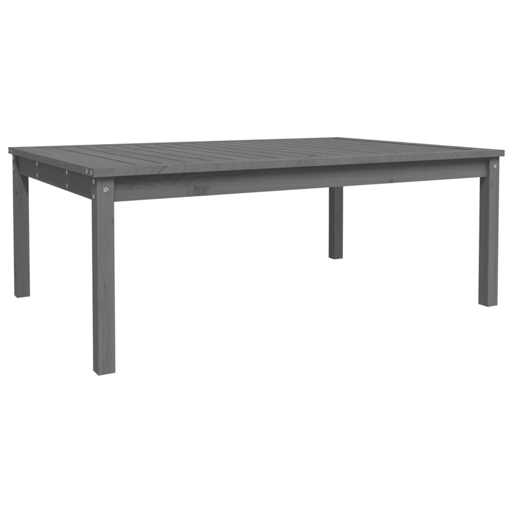 Tuintafel 121x82,5x45 cm massief grenenhout grijs is nu te koop bij PeponiXL, paradijselijk wonen!