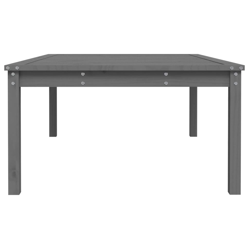 Tuintafel 121x82,5x45 cm massief grenenhout grijs is nu te koop bij PeponiXL, paradijselijk wonen!