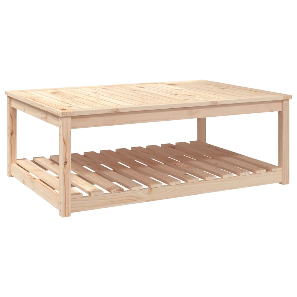 Tuintafel 121x82,5x45 cm massief grenenhout is nu te koop bij PeponiXL, paradijselijk wonen!