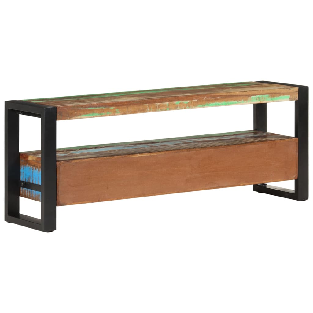 Tv-meubel 120x30x45 cm massief gerecycled hout is nu te koop bij PeponiXL, paradijselijk wonen!