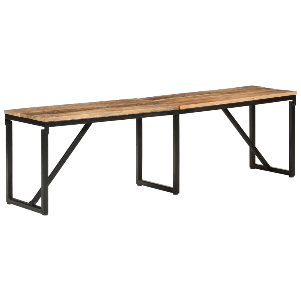 Bankje 160x35x46 cm massief mangohout is nu te koop bij PeponiXL, paradijselijk wonen!