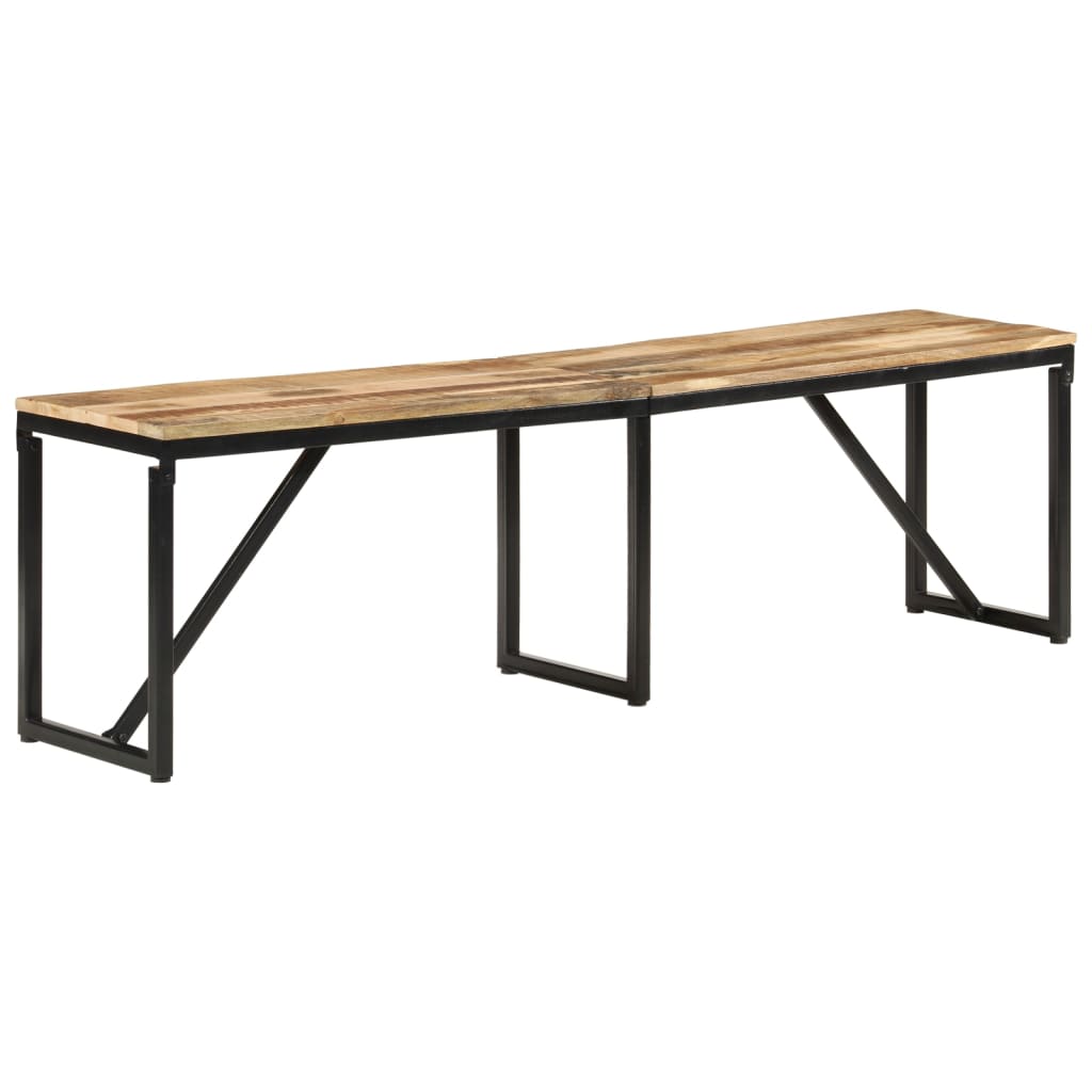 Bankje 160x35x46 cm massief mangohout is nu te koop bij PeponiXL, paradijselijk wonen!
