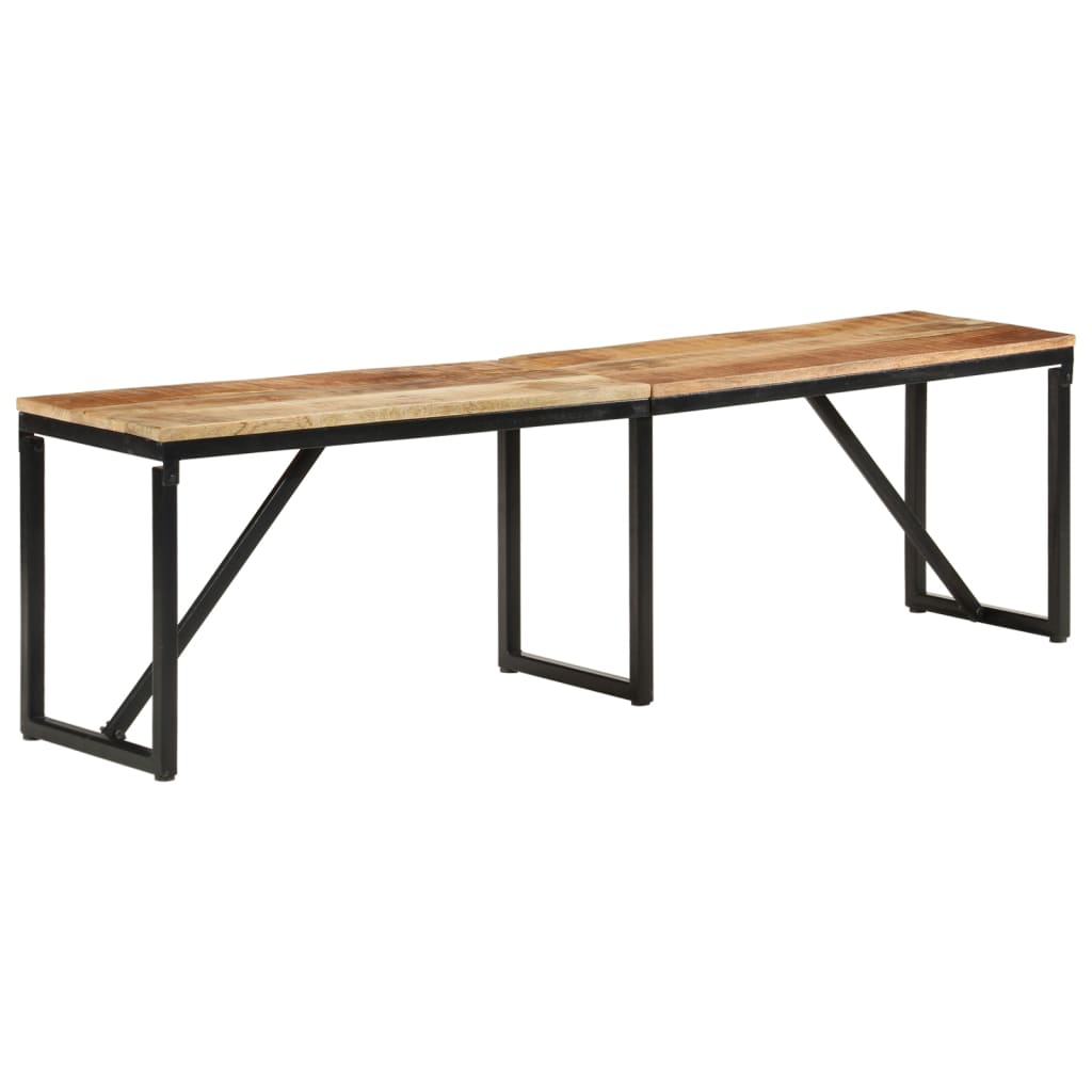 Bankje 160x35x46 cm massief mangohout is nu te koop bij PeponiXL, paradijselijk wonen!