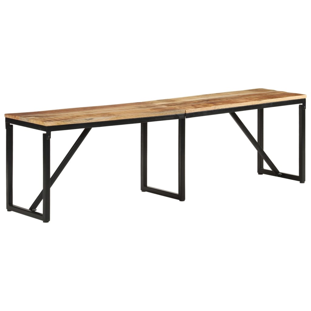 Bankje 160x35x46 cm massief mangohout is nu te koop bij PeponiXL, paradijselijk wonen!