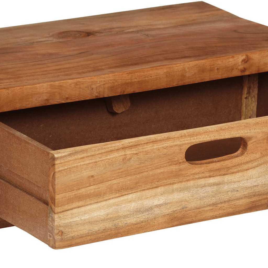 Tv-meubel (118-200) x 30 x 40 cm massief acaciahout is nu te koop bij PeponiXL, paradijselijk wonen!