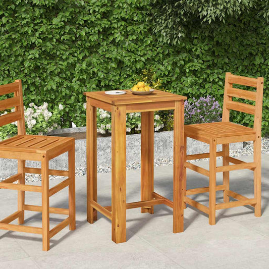 Tuinbartafel 60x60x105 cm massief acaciahout is nu te koop bij PeponiXL, paradijselijk wonen!
