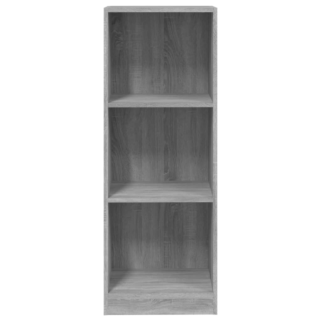 Boekenkast 40x24x109 cm bewerkt hout grijs sonoma eikenkleurig is nu te koop bij PeponiXL, paradijselijk wonen!