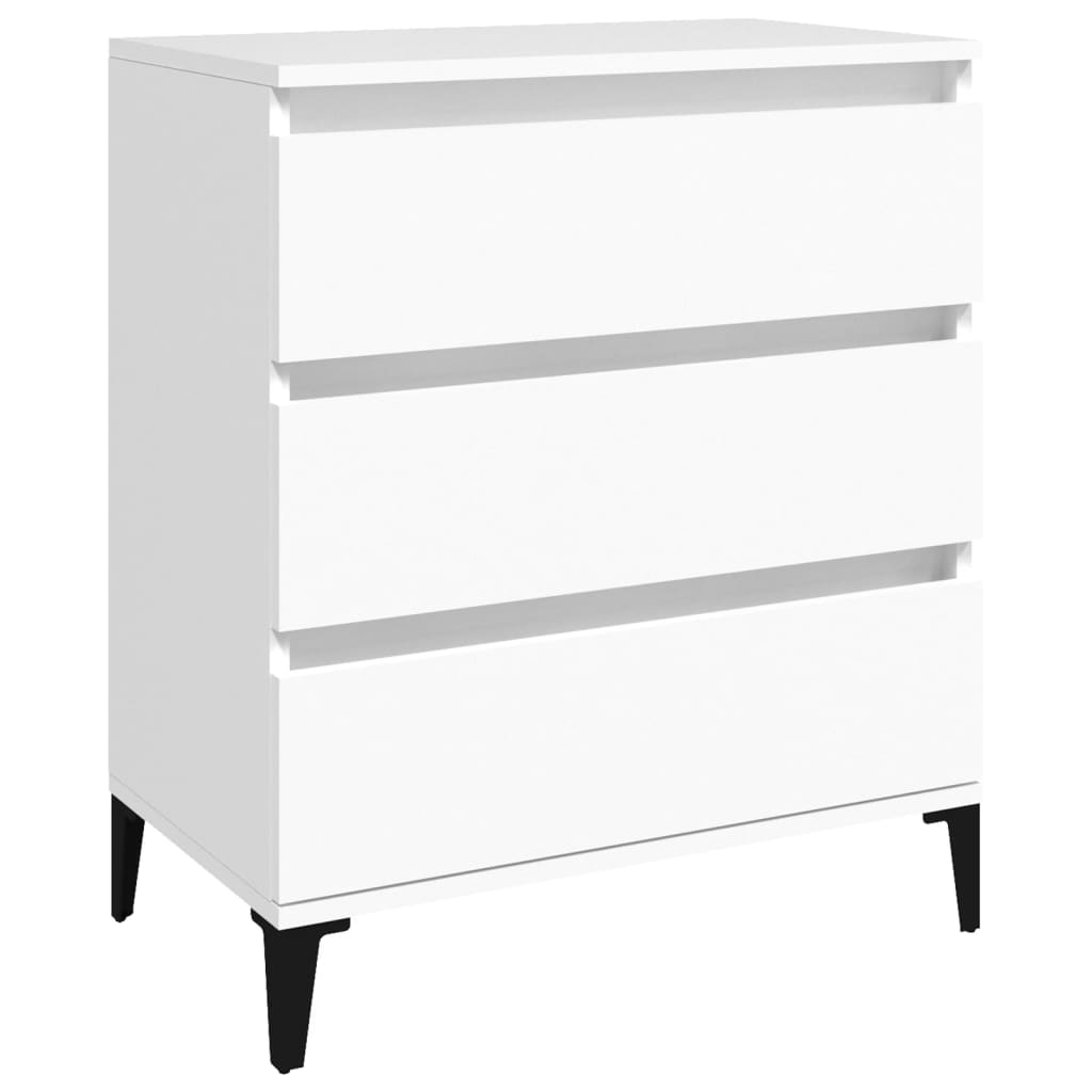 Dressoir 60x35x70 cm bewerkt hout wit is nu te koop bij PeponiXL, paradijselijk wonen!