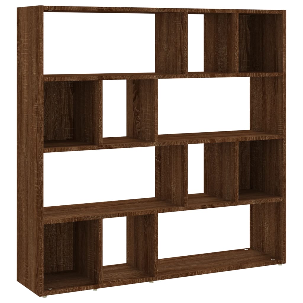 Boekenkast/kamerscherm 105x24x102 cm bruin eikenkleur is nu te koop bij PeponiXL, paradijselijk wonen!