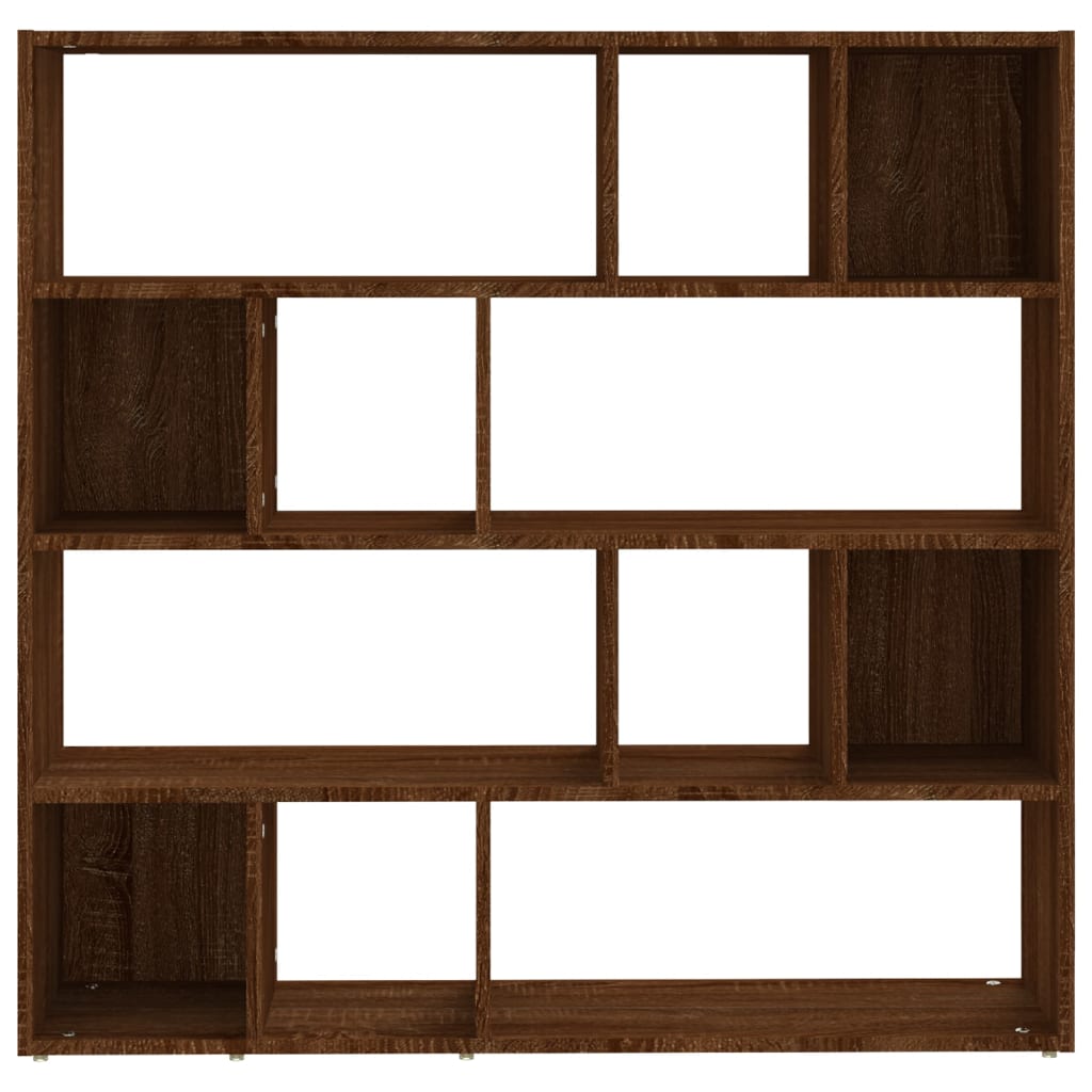 Boekenkast/kamerscherm 105x24x102 cm bruin eikenkleur is nu te koop bij PeponiXL, paradijselijk wonen!