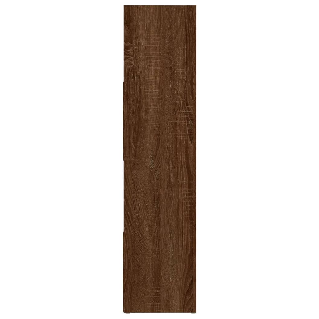 Boekenkast/kamerscherm 105x24x102 cm bruin eikenkleur is nu te koop bij PeponiXL, paradijselijk wonen!