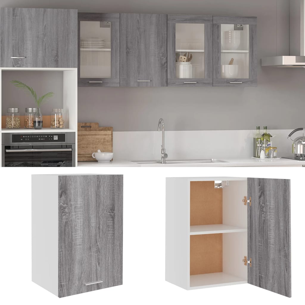 Bovenkast Lyon 39,5x31x60 cm grijs sonoma eikenkleurig is nu te koop bij PeponiXL, paradijselijk wonen!