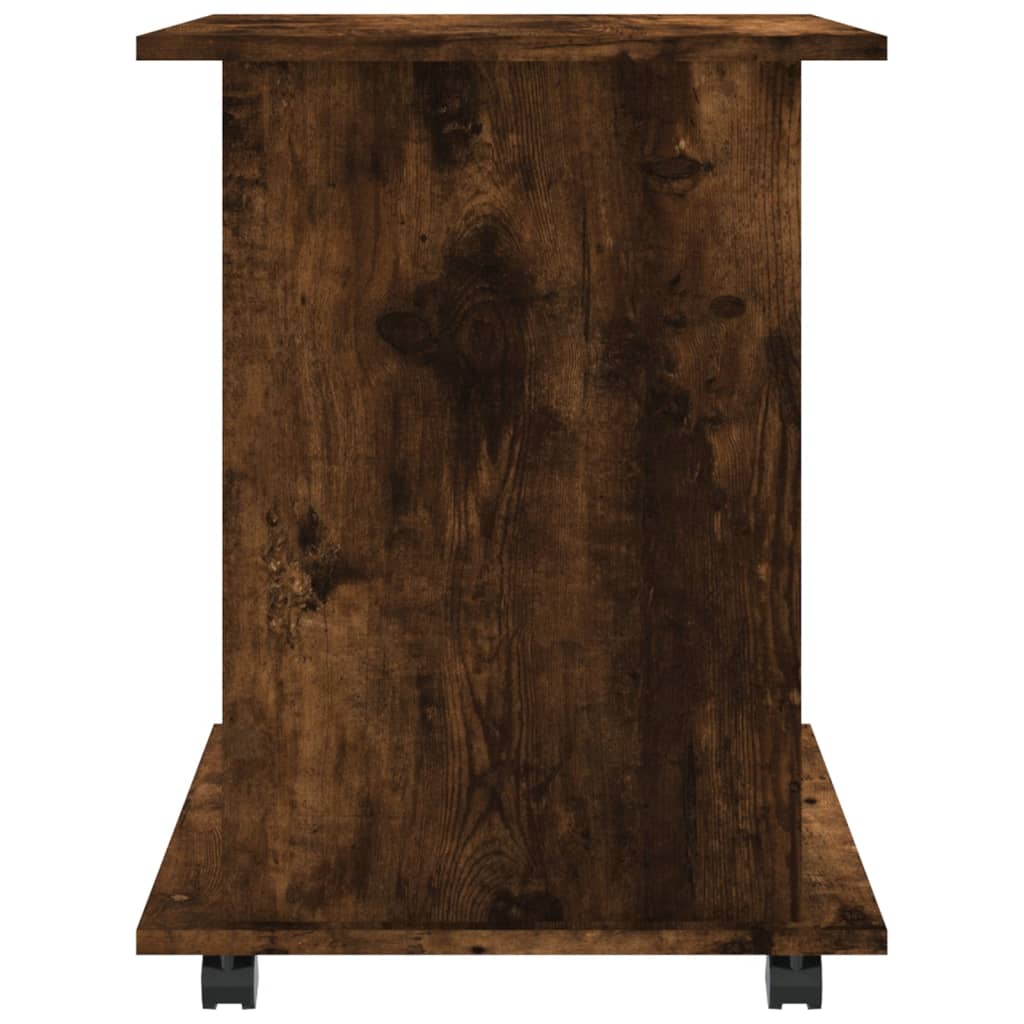 Rolkast 60x45x60 cm bewerkt hout gerookt eikenkleurig is nu te koop bij PeponiXL, paradijselijk wonen!