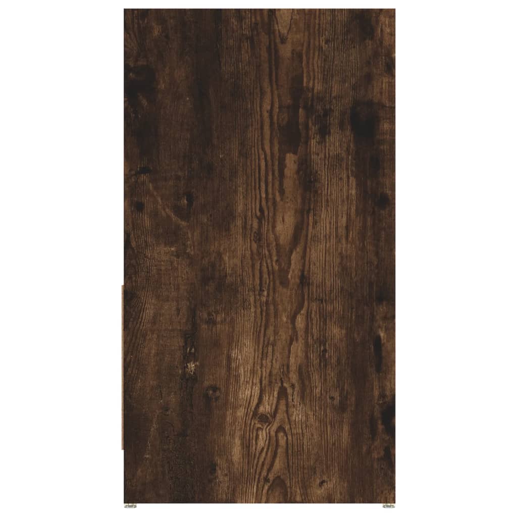Badkamerkast 60x33x61 cm bewerkt hout gerookt eikenkleurig is nu te koop bij PeponiXL, paradijselijk wonen!