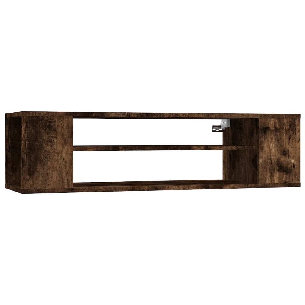 Tv-hangmeubel 100x30x26,5 cm bewerkt hout gerookt eikenkleurig is nu te koop bij PeponiXL, paradijselijk wonen!