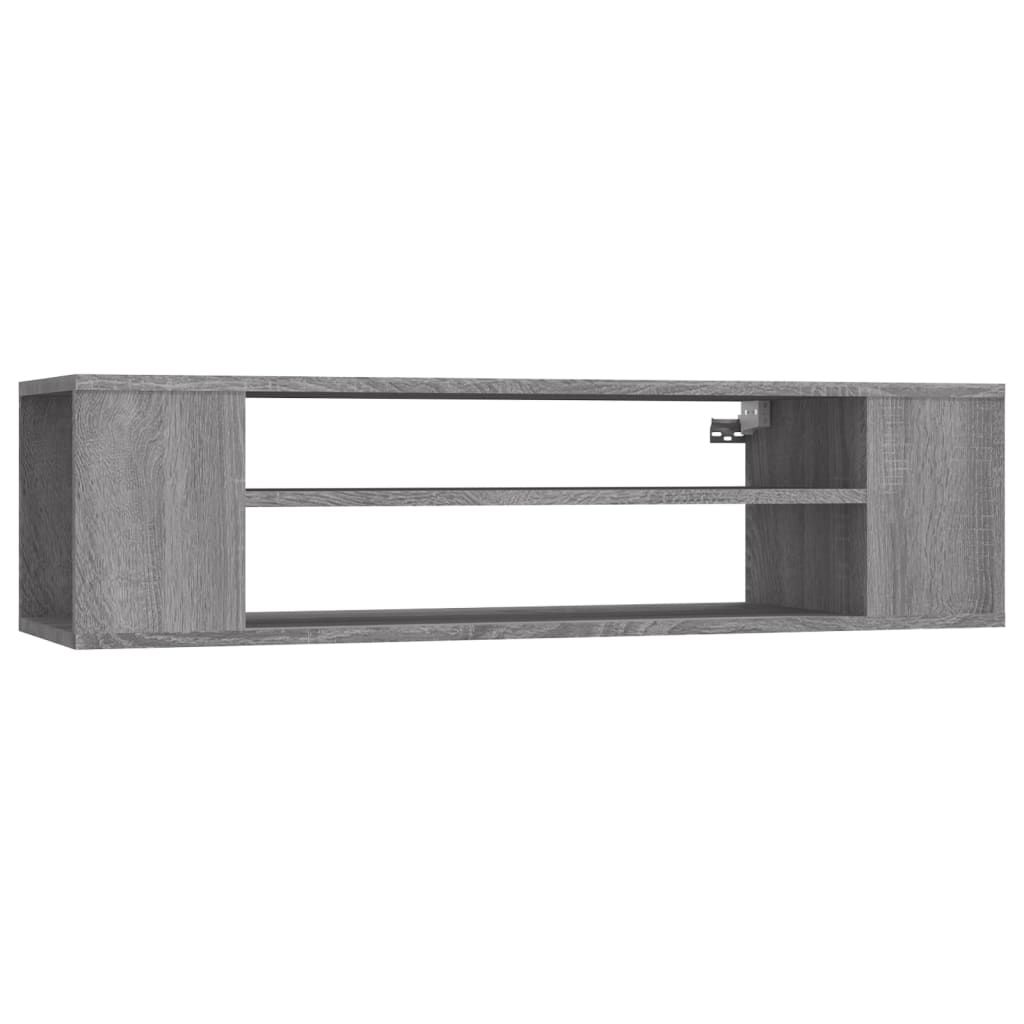 Tv-hangmeubel 100x30x26,5 cm bewerkt hout grijs sonoma eiken is nu te koop bij PeponiXL, paradijselijk wonen!