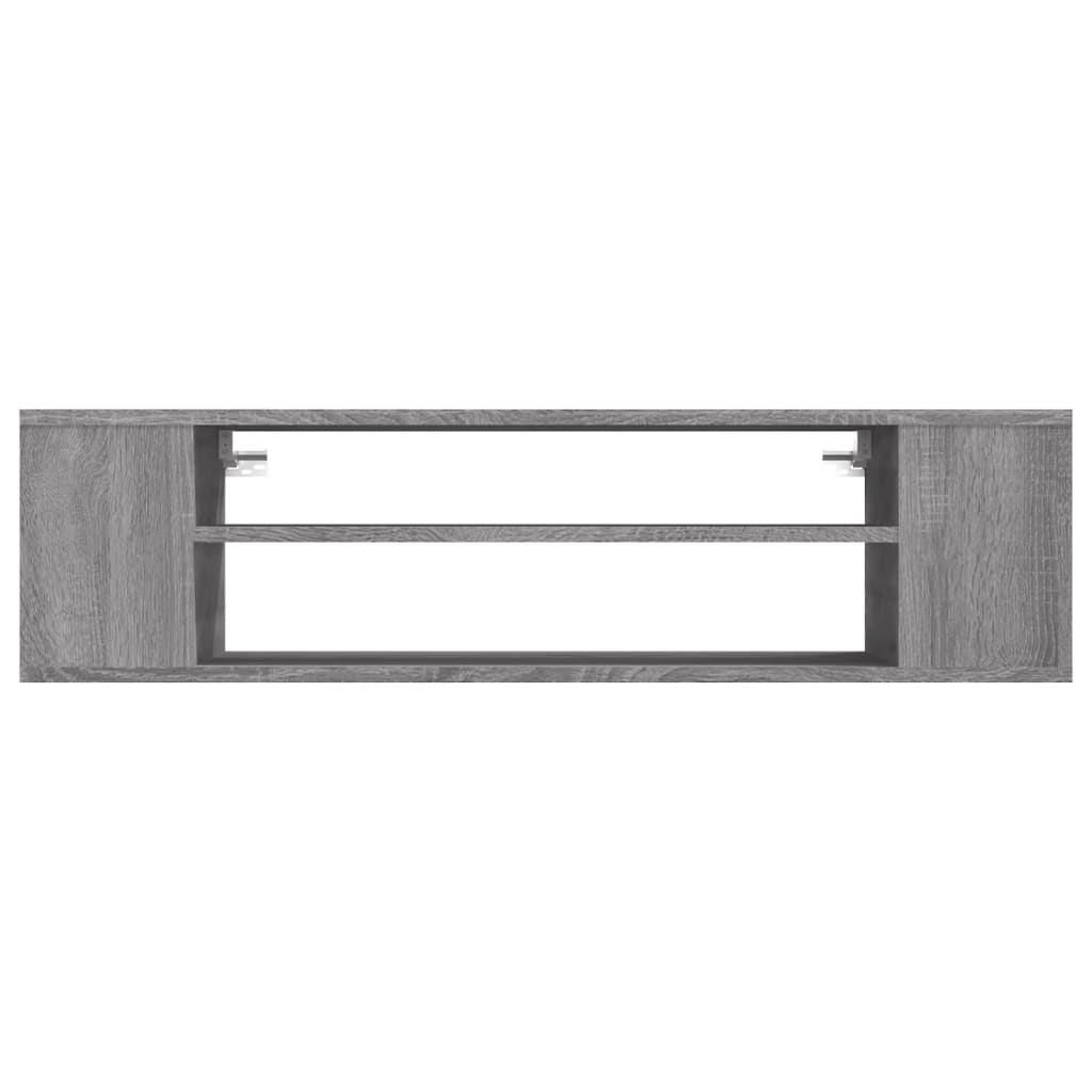 Tv-hangmeubel 100x30x26,5 cm bewerkt hout grijs sonoma eiken is nu te koop bij PeponiXL, paradijselijk wonen!