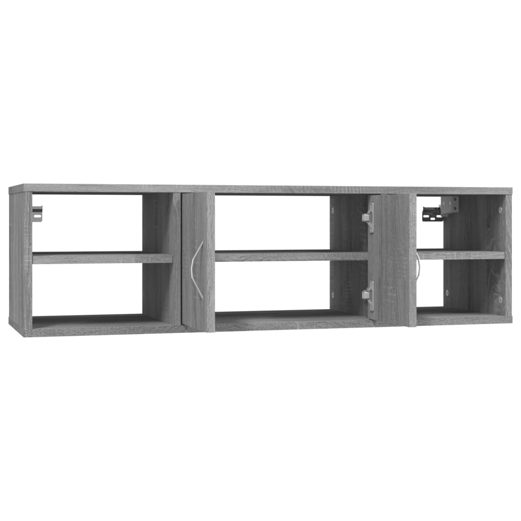 Wandschap 102x30x29 cm bewerkt hout grijs sonoma eikenkleurig is nu te koop bij PeponiXL, paradijselijk wonen!