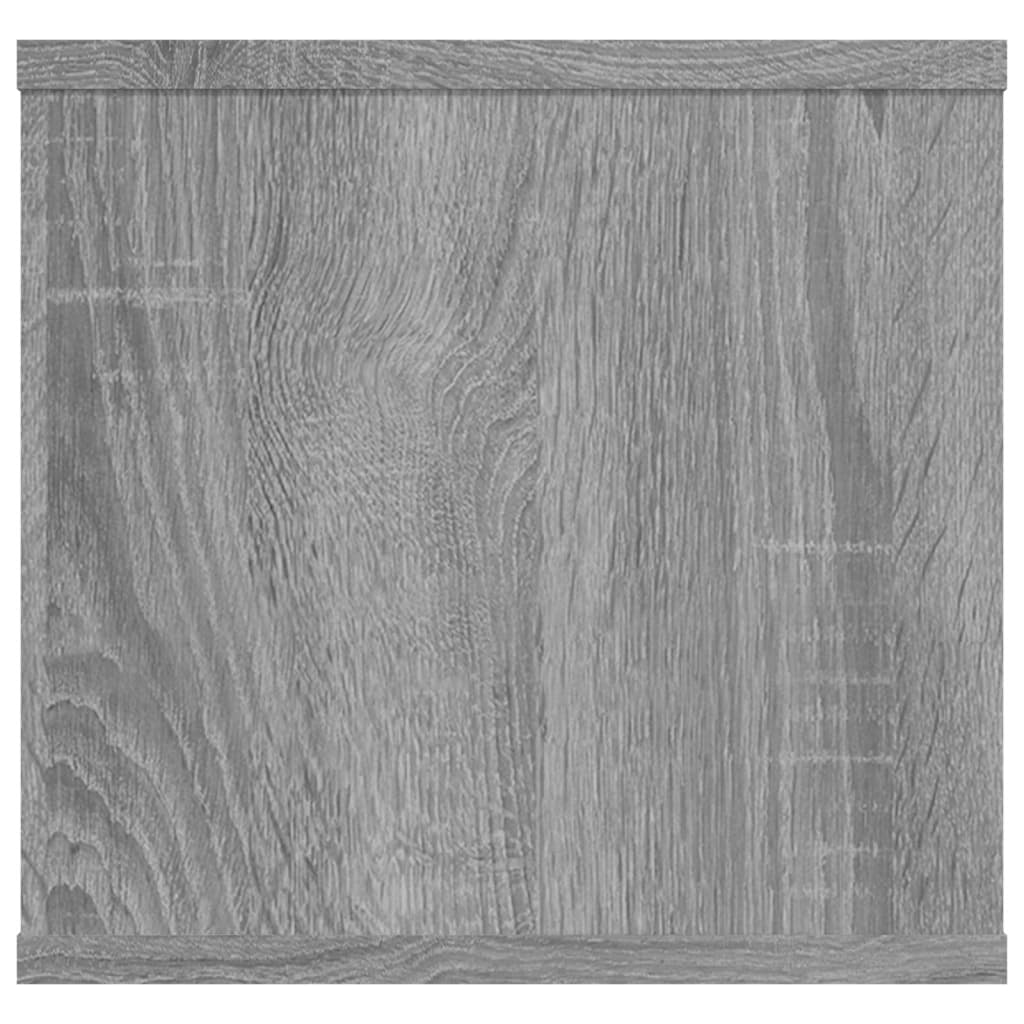 Wandschap 102x30x29 cm bewerkt hout grijs sonoma eikenkleurig is nu te koop bij PeponiXL, paradijselijk wonen!