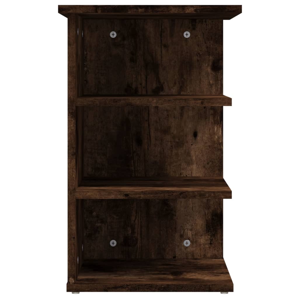 Bijzetkast 35x35x55 cm bewerkt hout gerookt eikenkleurig is nu te koop bij PeponiXL, paradijselijk wonen!
