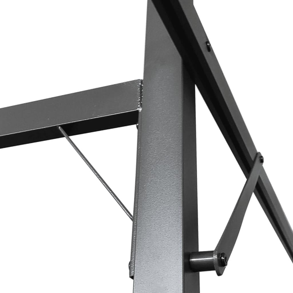 Pergola met uitschuifbaar dak 295x292x230 antracietkleurig is nu te koop bij PeponiXL, paradijselijk wonen!