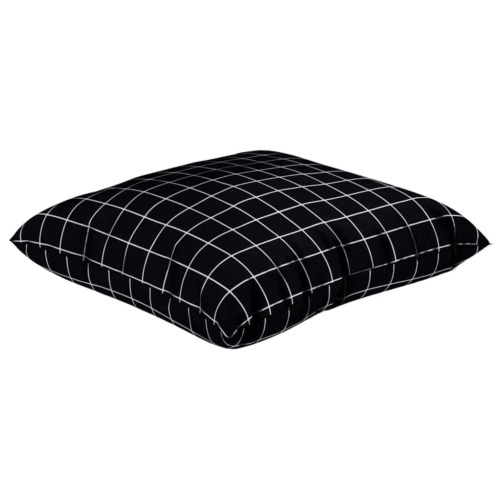 Spreidkussens Geruit 4 pcs Zwart Ruit 40 x 40 cm Polyester Stof is nu te koop bij PeponiXL, paradijselijk wonen!