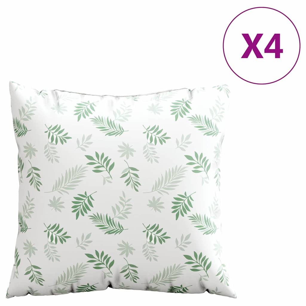 Spreidkussens Blad 4 pcs Bladpatroon 40 x 40 cm Polyester Stof is nu te koop bij PeponiXL, paradijselijk wonen!
