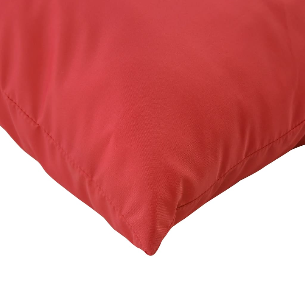 Bankkussens 4 st 60x60 cm stof rood is nu te koop bij PeponiXL, paradijselijk wonen!