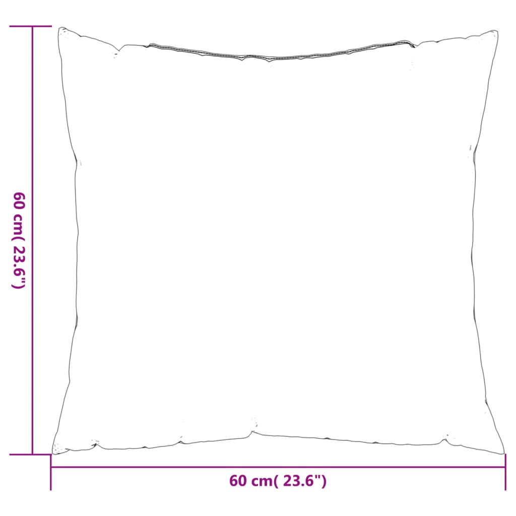 Bankkussens 4 st 60x60 cm stof rood is nu te koop bij PeponiXL, paradijselijk wonen!