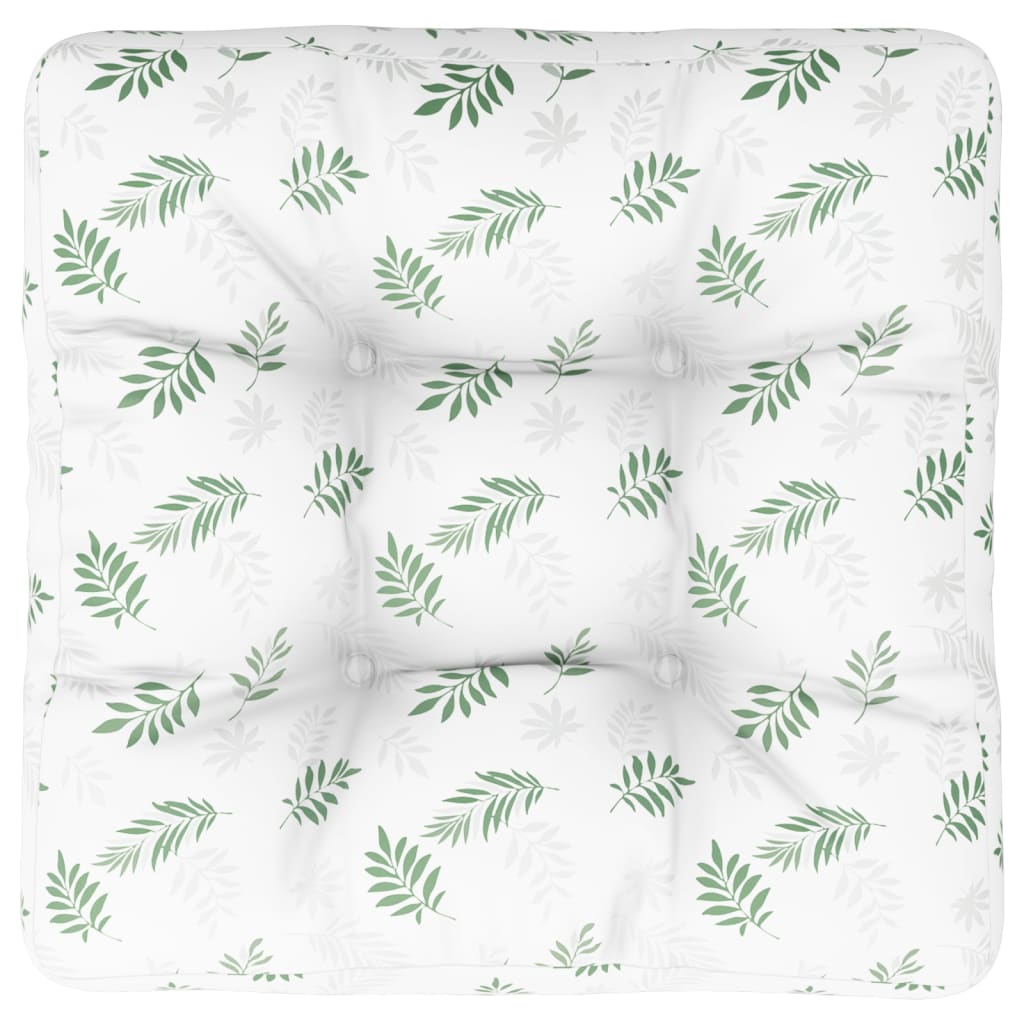 Palletkussen bladpatroon 50x50x12 cm stof is nu te koop bij PeponiXL, paradijselijk wonen!