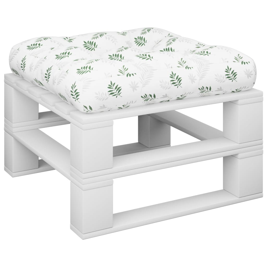 Palletkussen bladpatroon 50x50x12 cm stof is nu te koop bij PeponiXL, paradijselijk wonen!