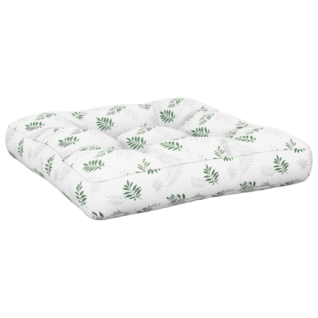 Palletkussen bladpatroon 50x50x12 cm stof is nu te koop bij PeponiXL, paradijselijk wonen!