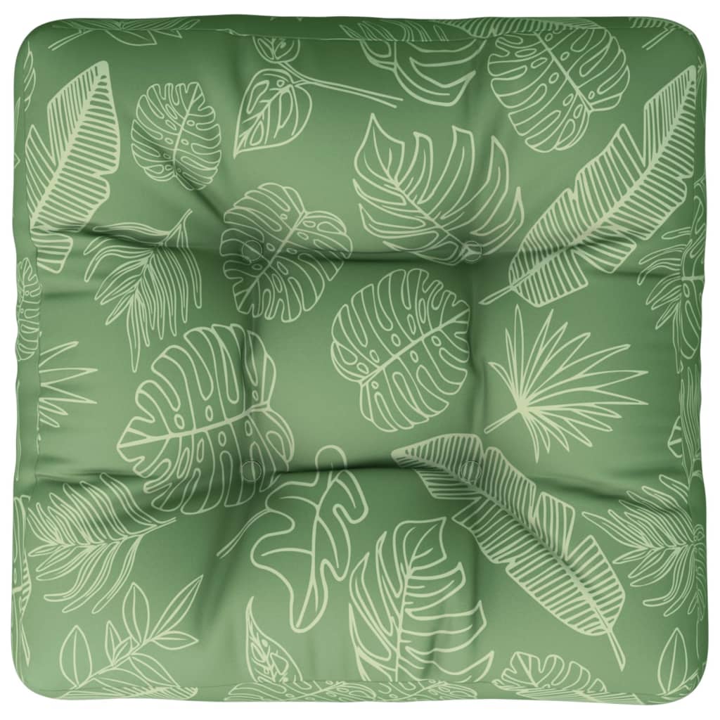 Palletkussen bladpatroon 50x50x12 cm stof is nu te koop bij PeponiXL, paradijselijk wonen!