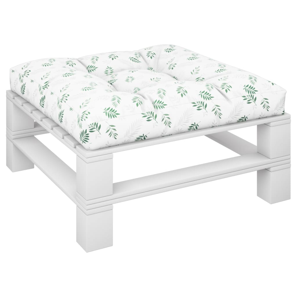 Palletkussen bladpatroon 80x80x12 cm stof is nu te koop bij PeponiXL, paradijselijk wonen!