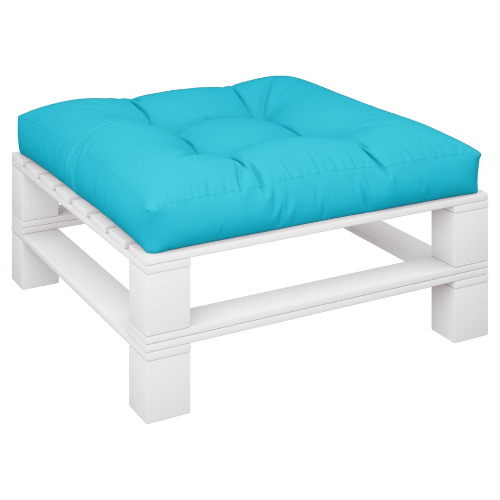 Palletkussen 80x80x12 cm stof turquoise is nu te koop bij PeponiXL, paradijselijk wonen!