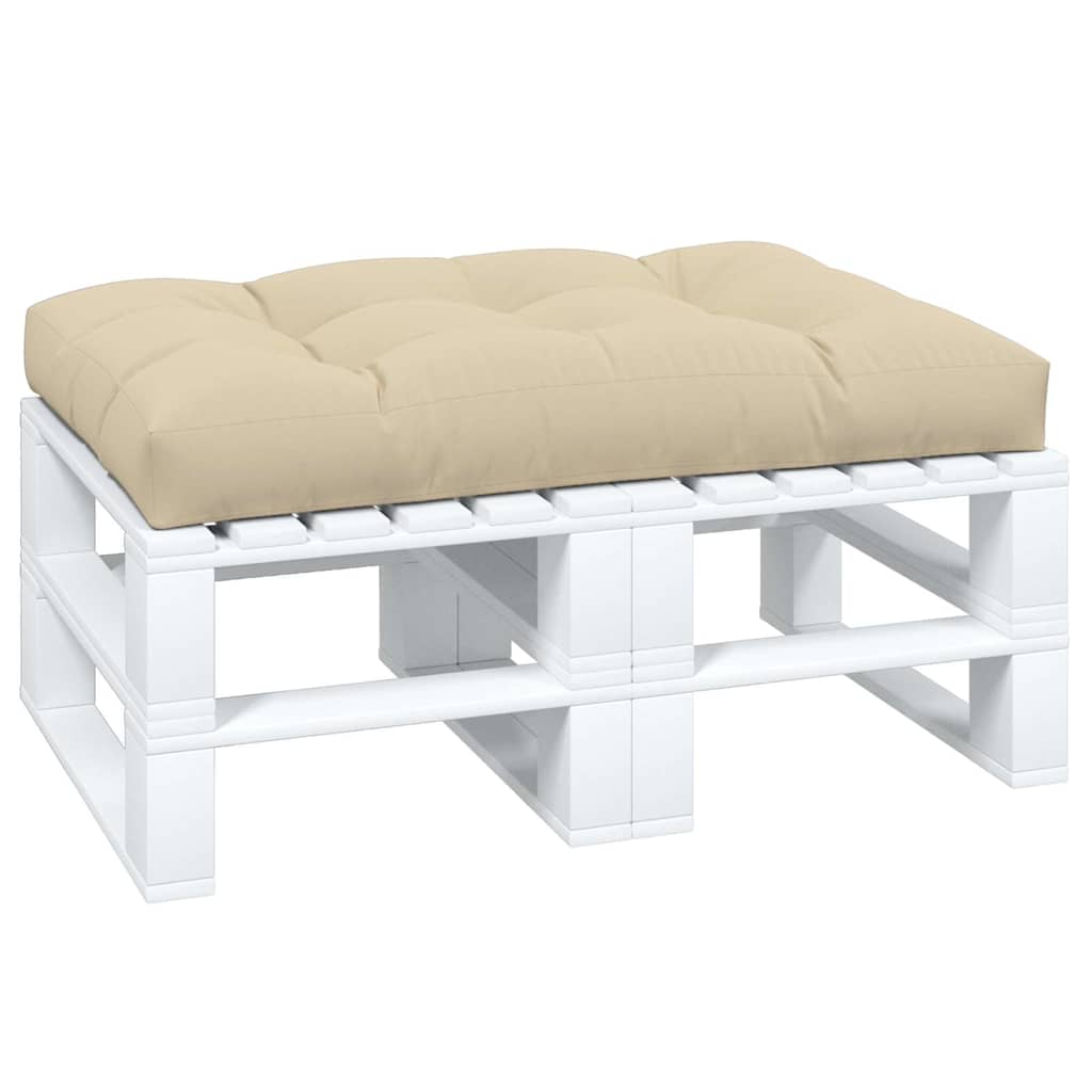 Palletkussen 120x80x12 cm stof beige is nu te koop bij PeponiXL, paradijselijk wonen!