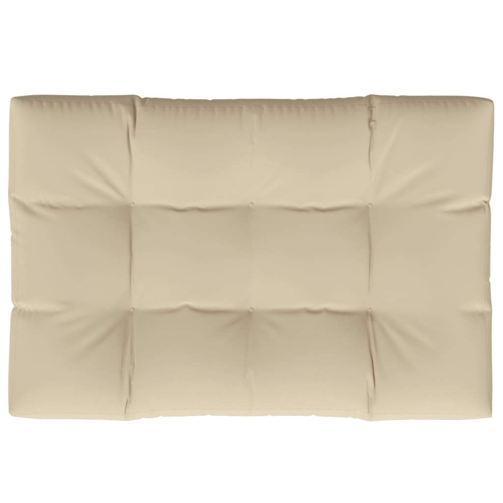 Palletkussen 120x80x12 cm stof beige is nu te koop bij PeponiXL, paradijselijk wonen!