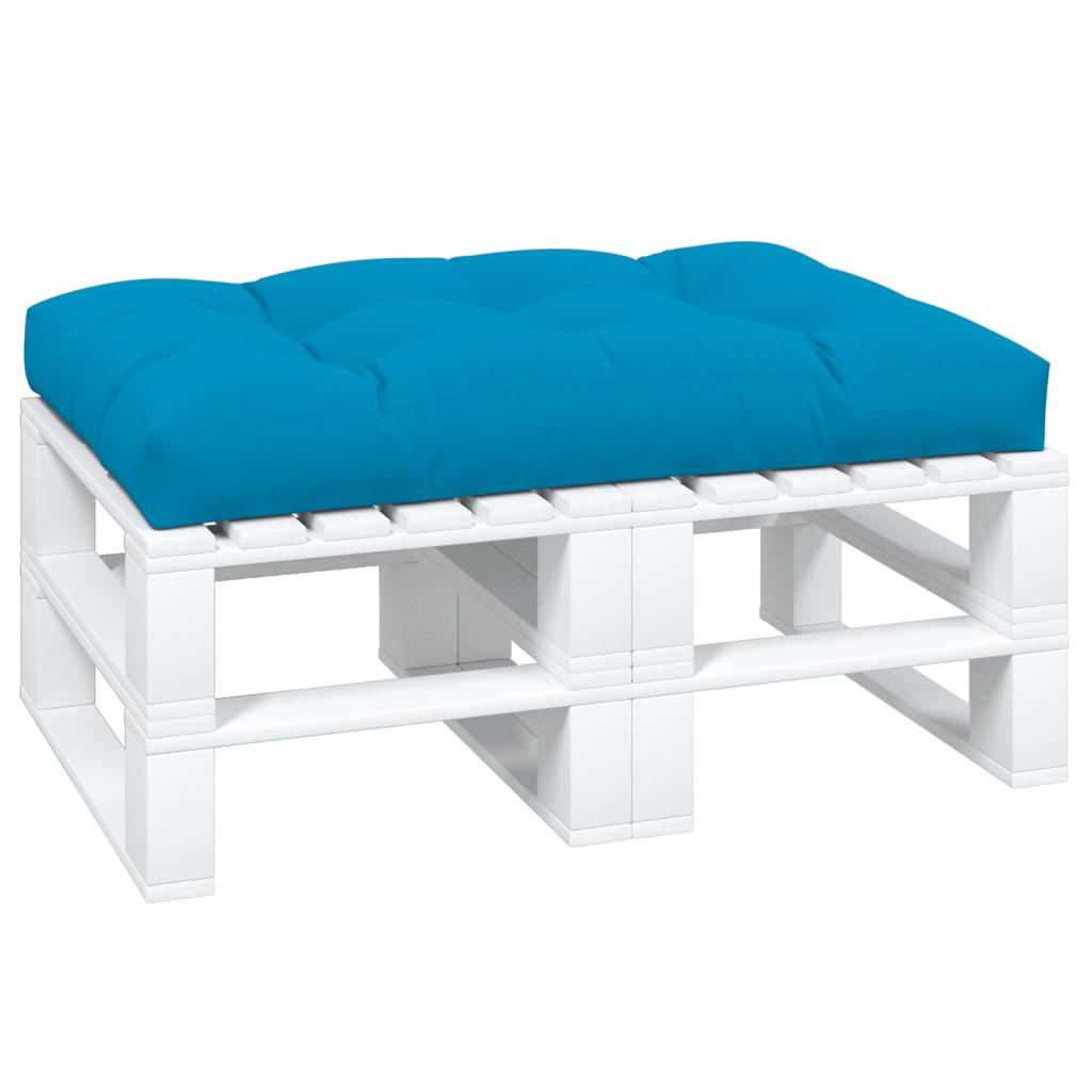 Palletkussen 120x80x12 cm stof blauw is nu te koop bij PeponiXL, paradijselijk wonen!