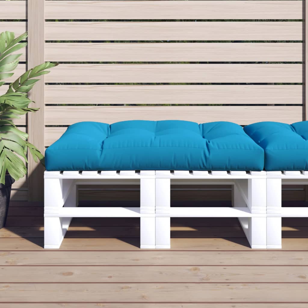 Palletkussen 120x80x12 cm stof blauw is nu te koop bij PeponiXL, paradijselijk wonen!